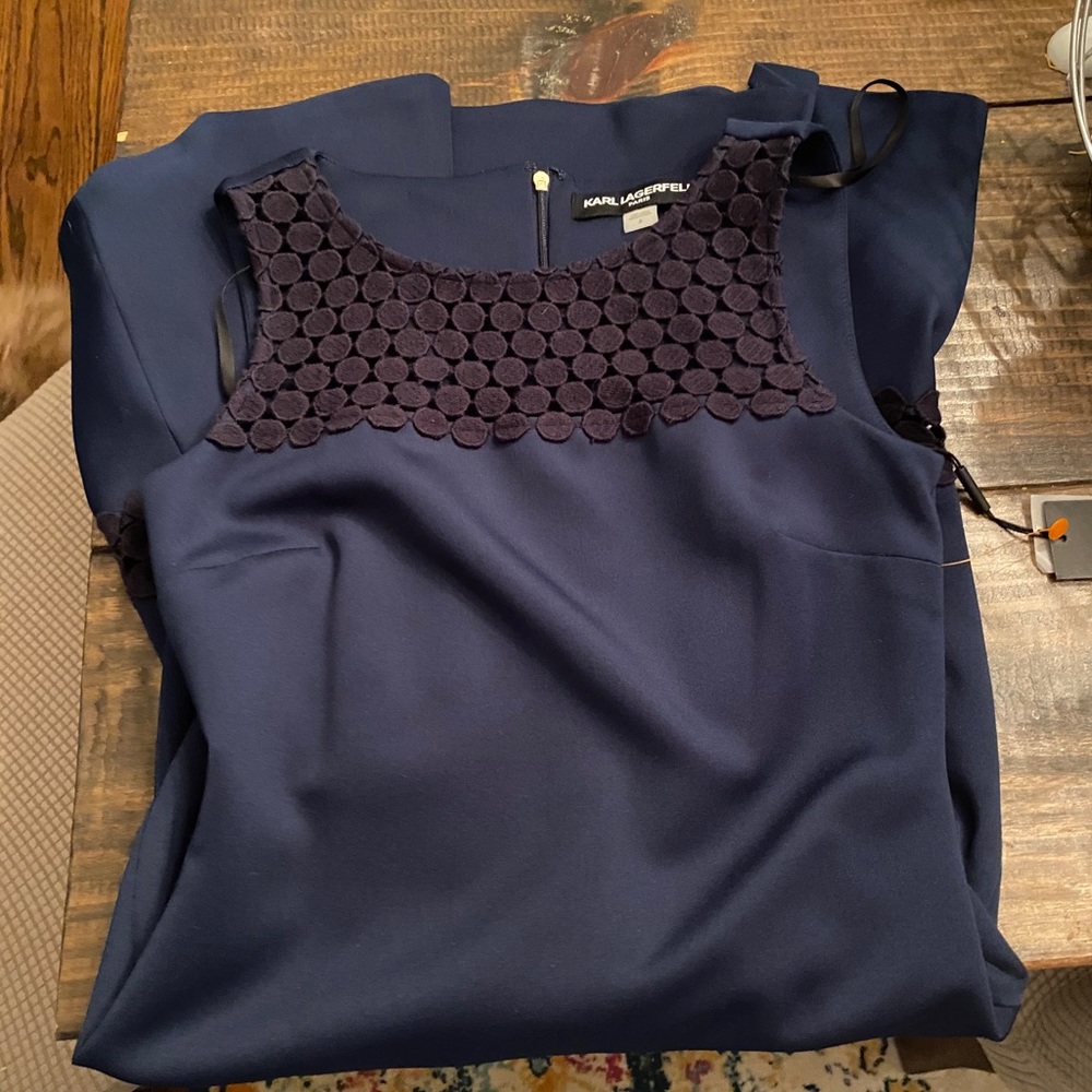 Karl Lagerfeld NWT Navy Dress 2